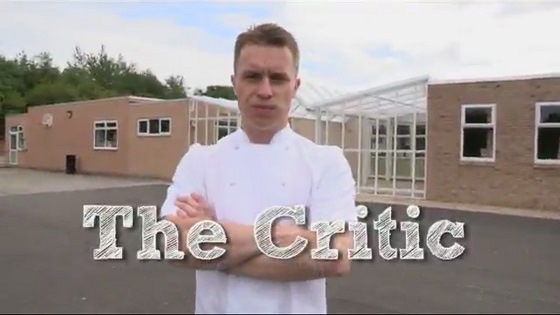 James Tanner on CBBC Winner Winner School Dinner