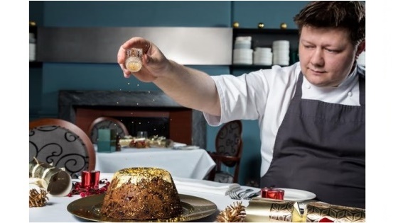Mark Greenaway's Euromillions Christmas pudding