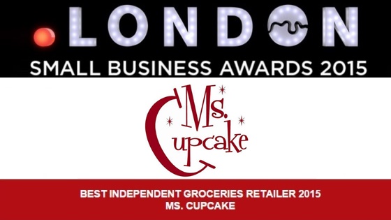 Ms Cupcake wins Dot London Award