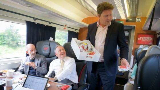 James Martin introduces Virgin Trains menu