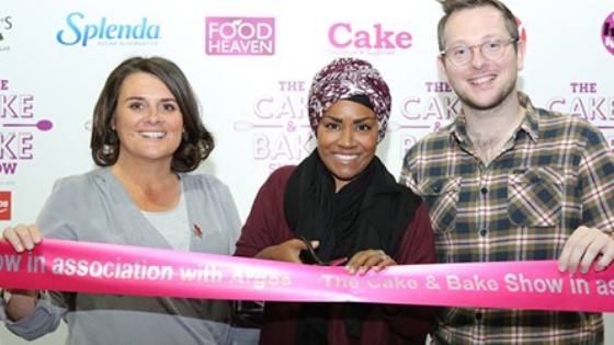 Jo Wheatley opens Cake and Bake Show Manchester