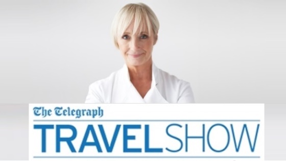 Lesley Waters stars at The Telegraph Travel Show