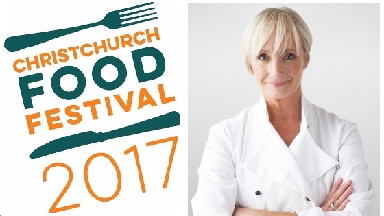 Lesley Waters at Christchurch Food Festival
