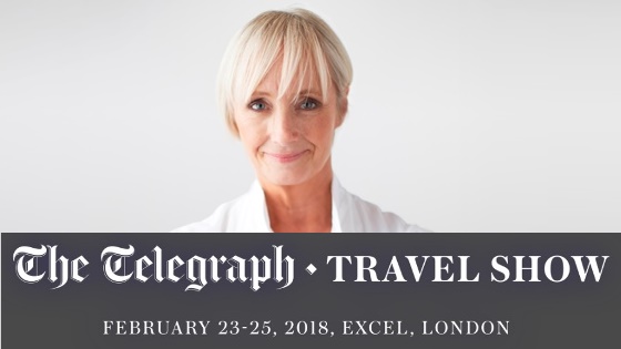 Lesley Waters live at The Telegraph Travel Show