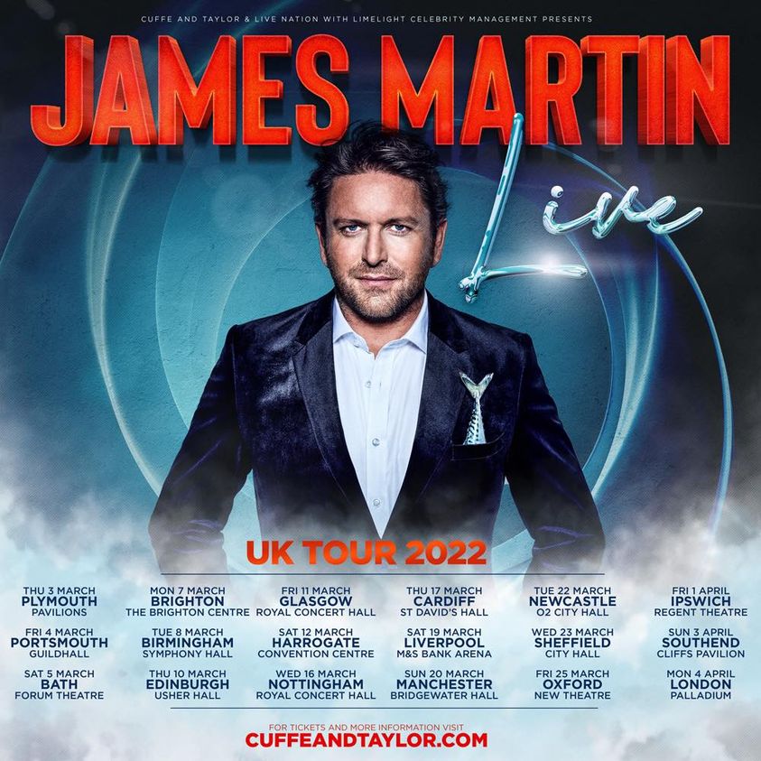 James Martin Live 2022